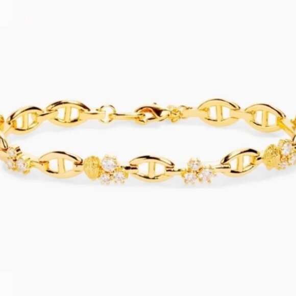 $128 Kurt Geiger Crystal Gold Eagle Head Bracelet - Picture 4 of 4